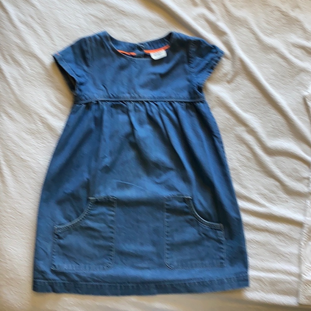 Mini Boden Denim Dress size 4-5